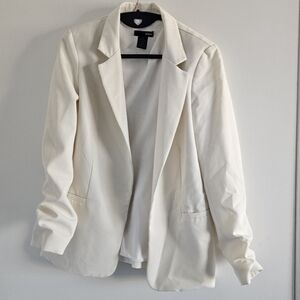 Like new AQUA ivory blazer